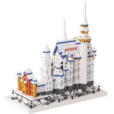 Imagem de Kadablk Famous Architecture Model,Micro Blocks Building Sets,Germany Swan Stone Castle, 2790 PCS Mini Bricks Building Blocks, Gift for Adults and Teens