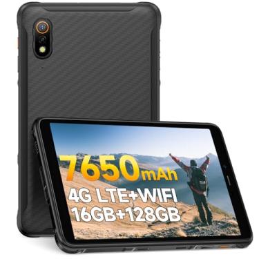 Imagem de Ulefone Tablet Armor Pad Pro 20.3 cm robusto (16 GB + 128 GB), câmera traseira de 48 MP + câmera frontal de 32 MP, bateria de 7650 mAh, carregamento rápido de 18 W, Octa Core, Android 13, 4G LTE com 3