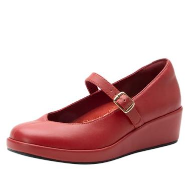 Imagem de Sapato feminino Alegria Haylo Mary Jane antiderrapante confortável, Rubi, 38