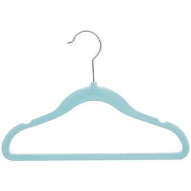 Imagem de Cabide Infantil de Veludo Buba Azul 10640