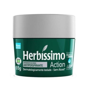 Imagem de Desodorante creme herbissimo action antitranspirante 55g