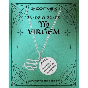 Imagem de Colar de Aço Signo Virgem 18mm 50cm - Convex
