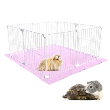 Imagem de Cercado Aramado Porquinho da Índia 60x60 Cm Malha Estreita 2,5x15cm co