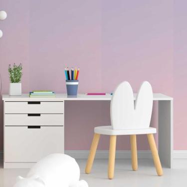Imagem de Papel de Parede Adesivo Degradê Lilás Rosa N05135 0,58X2,5M - Adesivo 