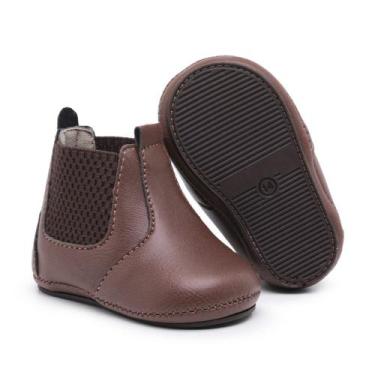 Imagem de Mini Iate Masculino Bebê Infantil Casual Mocassim Recém Nascido Elegan