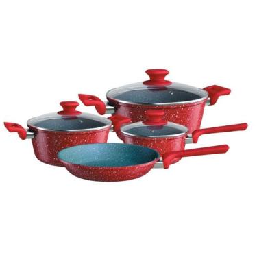 Imagem de Jogo De Panelas Color Stone Volcano 4 Peças Euro Home