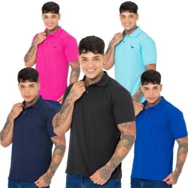 Imagem de Super Kit 5 Polos Ridens Elegância e Conforto  Oferta Exclusiva Veja, 