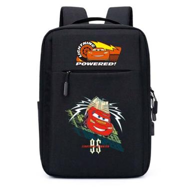 Imagem de Mochila USB Escolar Estampa Infantil Carros Notebooks, Trabalho Escola