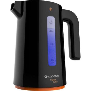 Imagem de Chaleira Elétrica Cadence Contrast 1,7 Litros Cel388, Preto, 220V