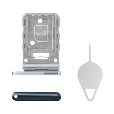 Imagem de BESJMYT Substituição da bandeja do cartão SIM para Samsung Galaxy S20 FE 5G (versão SIM único) Cloud Mint Card Slot Suporte adaptador com ejetor de agulha para S20 FE 5G SM-G781U SM-G781U1