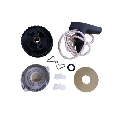 Imagem de ENGINERUN Kit de reparo de pawl de mola de rebobinamento de rotor de corda de arranque de corda de arranque de cabo de arranque de puxar, compatível com Stihl TS700 TS800 peças de serra de cortador elétrico Rep OEM 4224 190 0600, 4224 190 1001