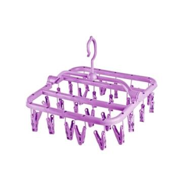 Imagem de Varal De Roupa Íntima 26 Prendedores - Calcinha, Meia, Cueca (Cor Aleatória)