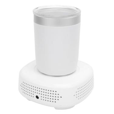 Imagem de Copo Mais Frio do café Mais Quente Desktop 2-em-1, chá de chá de café Caneca Aquecimento Mais Refrigerado e Resfriamento 2 Engrenagens Caneca Elétrica, 380ml, para Chocolatetea