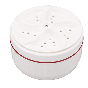 Imagem de Máquina de Lavar Portátil, Pequena Máquina de Lavar Ultrasonic Turbina Lavadora Lavadora Automática Power Off 50 Segundos Forward Reverse Cleanings Viagem Ferramenta Dispositivo