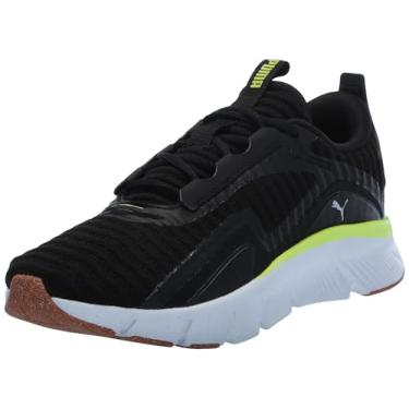 Imagem de PUMA Tênis masculino Flexfocus Lite Better Knit, Puma Pó de limão preto, 12