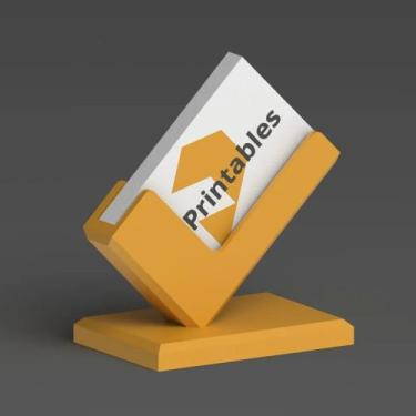 Imagem de Expositor Porta Cartão De Visita Suporte para cartão panfleto Livreto 