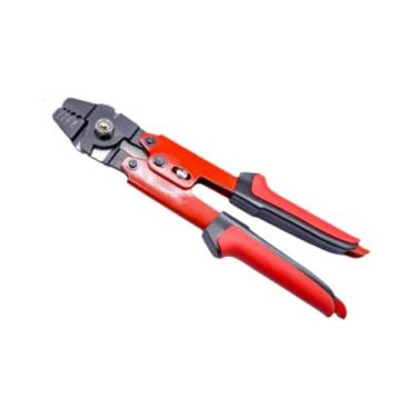 Imagem de UGPLM Alicate de crimpagem de pesca com alça ergonômica multifuncional acessórios de cortador de arame portáteis para mangas de alumínio de pesca marinha
