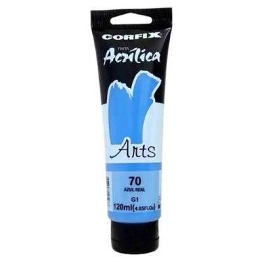 Imagem de Tinta Acrílica 120ml G1 070 Azul Real Corfix, 070 - AZUL REAL