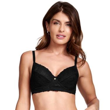 Imagem de Sutiã Feminino Nayane Rodrigues Sem Bojo Com Aro e Renda Com Alças Aju