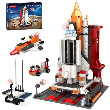 Imagem de Conjunto de blocos de construção BIZNESMEN Space Shuttle Exploration 704 unidades