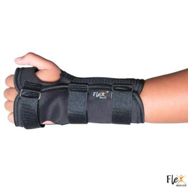 Imagem de Munhequeira Órtese Com Tala Média Bilateral Para Punho Ambas as Mãos -