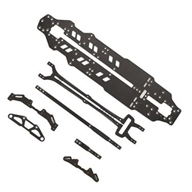 Imagem de Modelo de Brinquedos Modelo Acessórios de Carro Kit de Chassi de Fibra de Carbono de Rigidez de Dissipação de Calor para Carro de Controle Remoto 1:10 1/10 Rc Kit de Chassi de