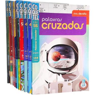 Imagem de Palavras Cruzadas Coquetel Desafio Nível Difícil Experts Kit 10 Volume