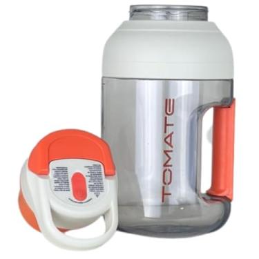 Imagem de Garrafa de Suco Portátil Copo Liquidificador Elétrico Portátil com Carregamento USB com Capacidade 1500 ML (laranja)- YODHE