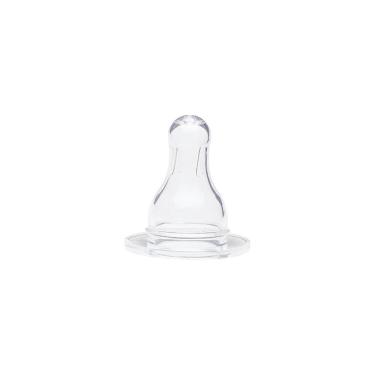 Imagem de Bico para Mamadeira Silicone Transparente Universal - Kuka BICO PARA MAMADEIRA KUKA SILICONE