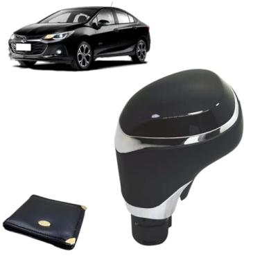 Imagem de Manopla Alavanca Câmbio Automático Compatível Com Cruze G2 Lt Ltz 2017 Á 2023
