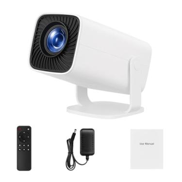 Imagem de Mini Projetor Portátil Q100 Pro+, 1080P HD, Ângulo Ajustável 180°, Compatível com Smart TV, USB, AV, Smartphone, Tablet, Notebook