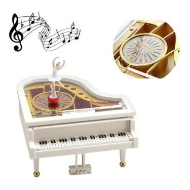 Imagem de Caixinha De Música Porta Joias Bailarina Dança Piano SDL01 - Unyhome