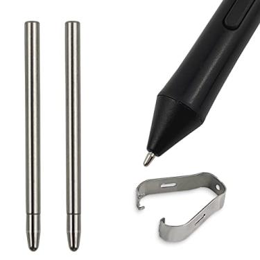 Imagem de Pacote com 2 pontas de lápis padrão de liga de titânio sem desgaste serve para uma caneta da WACOM, série Intuos, pontas de refil de substituição para WACOM CTL-672, CTL-671, CTL-471, CTL-472