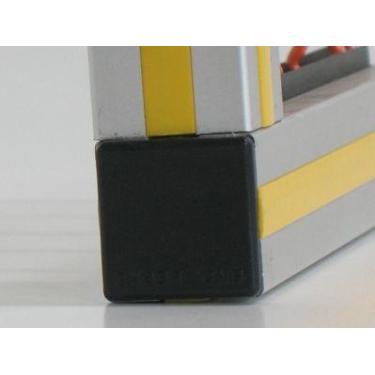 Imagem de Capa de Fechamento p/ Perfil de Alumínio 45x45mm - no-brand, Amarelo