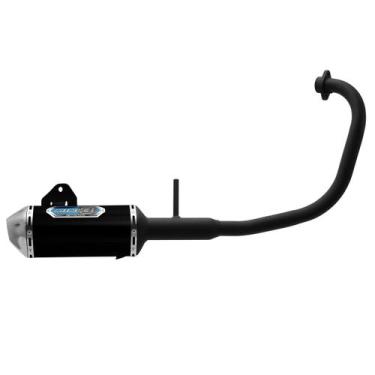 Imagem de Escapamento Moto Yamaha YBR 125 2000/08 Esportivo Pro Tork Mini 3 Curv