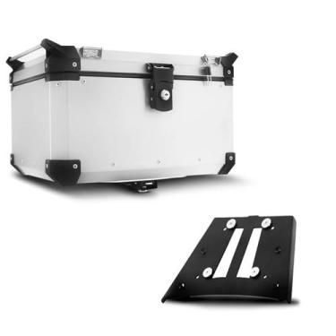 Imagem de Baú Moto Alumínio Top Case 48 Litros + Base de Fixação BMW GS 1200 200
