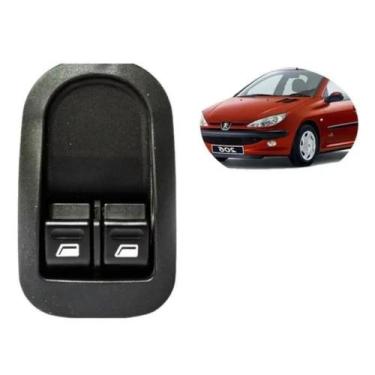 Imagem de Botão Vidro Elétrico Peugeot Sem Retrovisor BOTAOPEUGEOT206