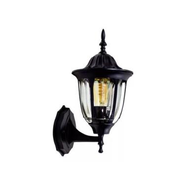 Imagem de Arandela Colonial Vintage Clássica Cassis Preta AC202P - Biancoluce