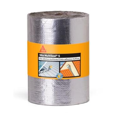 Imagem de Sika - Fita impermeável autoadesiva - Sika Multiseal S Alumínio - Vedação em telhas, calhas e rufos - Reparos - Fácil aplicação - Rolo 20cm x 10m