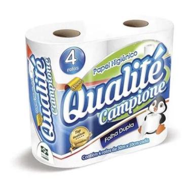 Imagem de Papel Higiênico Qualité Folha Dupla 30m 4 Unidades - Ipel