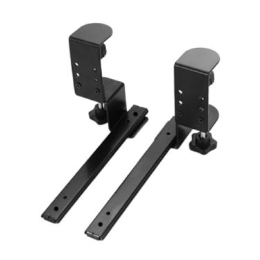 Imagem de Ｂｅｓｇａ 2 peças bandeja de teclado deslizante sob a mesa, gavetas resistentes e deslizantes