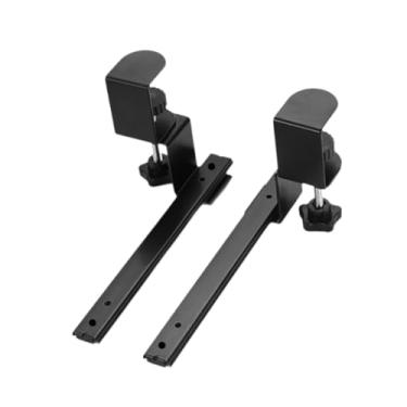 Imagem de Generic 2 peças de bandeja deslizante para teclado sob a mesa, bandeja deslizante para teclado, gaveta para hardware de escritório em aço para sala de estudo,