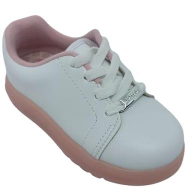 Imagem de Molekinha, Tênis Molekinha Menina Infantil Napa Turim com Pisca Pisca (Branco, BR, Bebê, Numérico, 25)