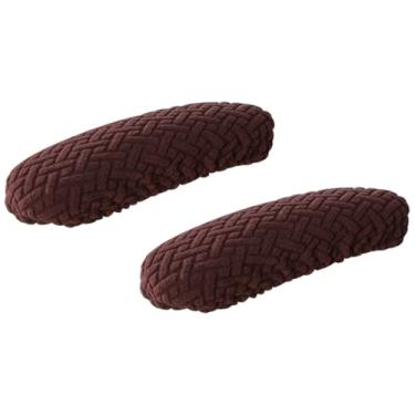 Imagem de Buenanir 1 par de capas de apoio de braço para cadeira de escritório jacquard elástico para cadeira de computador, protetores de braço removíveis para computador de escritório, mesa, cadeiras de jogos