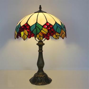 Imagem de Retro Luxo Americano Criativo Vidro Colorido Led Luz De Mesa, Iluminação Para Sala De Estar Estúdio Quarto Villa Hotel Decoração (Estilo 41)