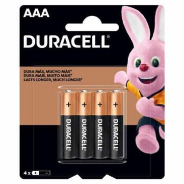Imagem de Pilha Duracell Alcalina Palito AAA - 4 Unidades