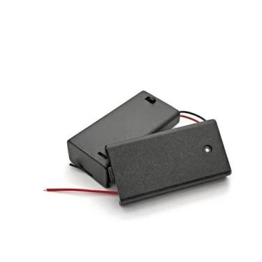 Imagem de Suporte para 2 Pilhas AAA com Chave Liga/Desliga - PowerVolt