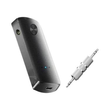 Imagem de Adaptador De Áudio Sem Fio Com Microfone Receptor Transmissor Jack AUX