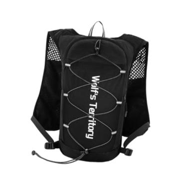 Imagem de Dynwave Colete de hidratação para corrida, mochila leve para acampamento e atividades ao ar livre, Preto