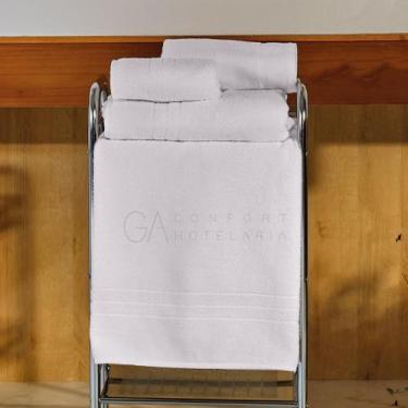 Imagem de Jogo de Banho 5pçs Hotel 440g/m² Branco  Roma  TEKA Profiline